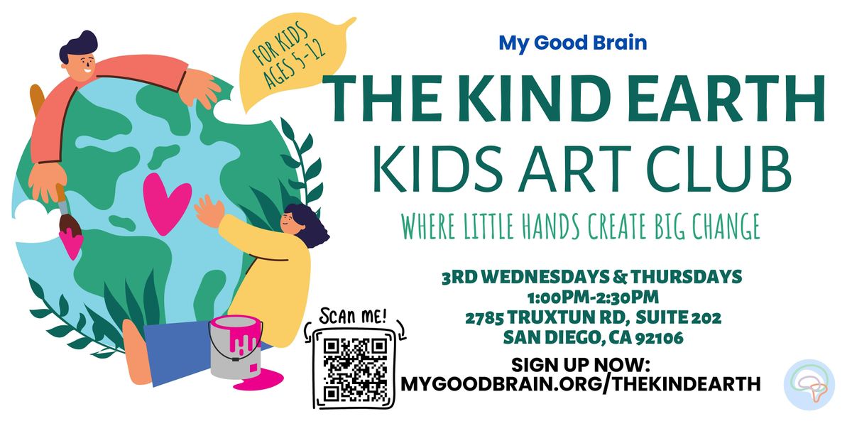The Kind Earth Art Club \u2013 Eco-Art Workshops for Kids (Ages 5\u201312)