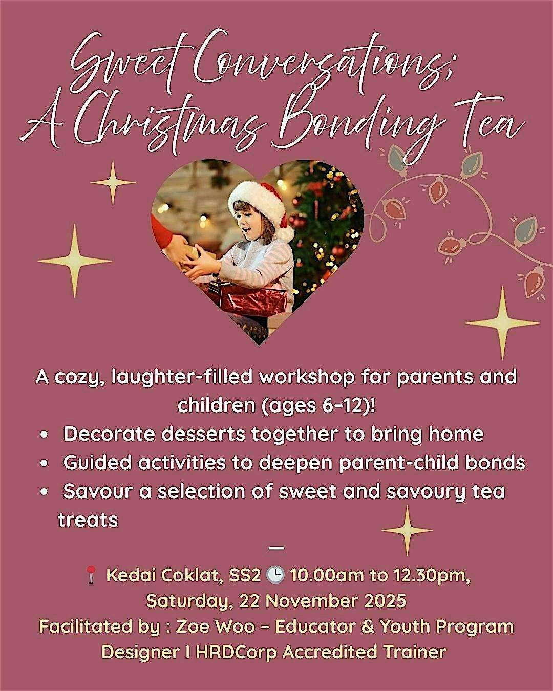 Sweet Conversations : A Parent-Child Christmas Bonding Tea