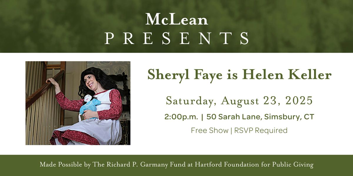 Sheryl Faye Is Helen Keller