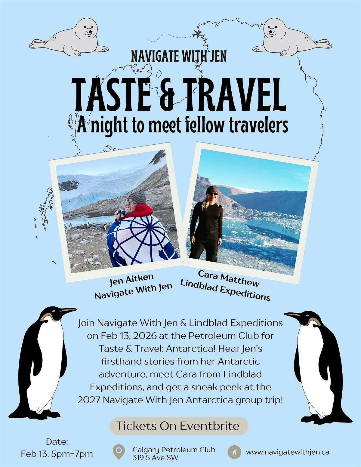 Taste & Travel: Antarctica Adventure Night \u2744\ufe0f