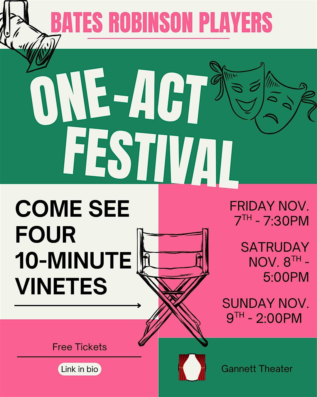 Robinson Players 2025 One Act Festival