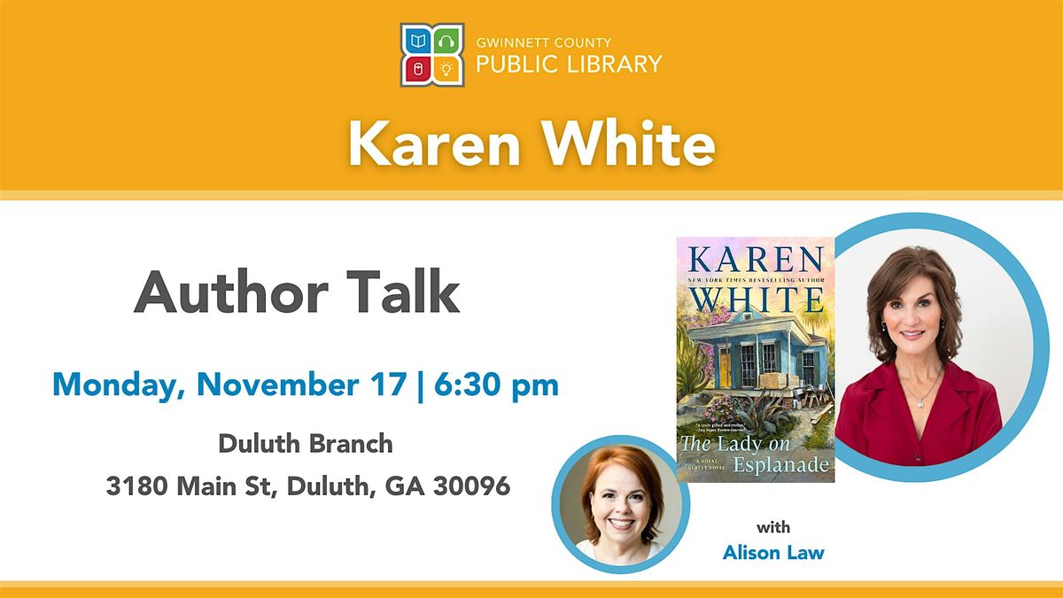 Author Talk with Karen White