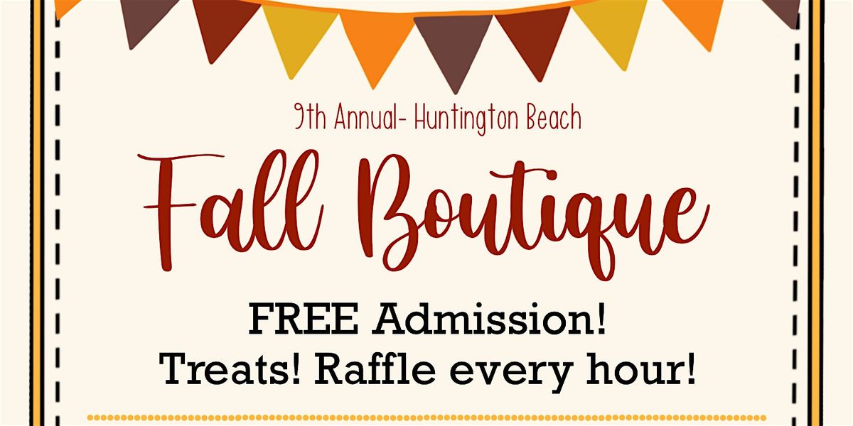 HB Fall Craft Boutique : Hand-made crafts and gifts by local artisans