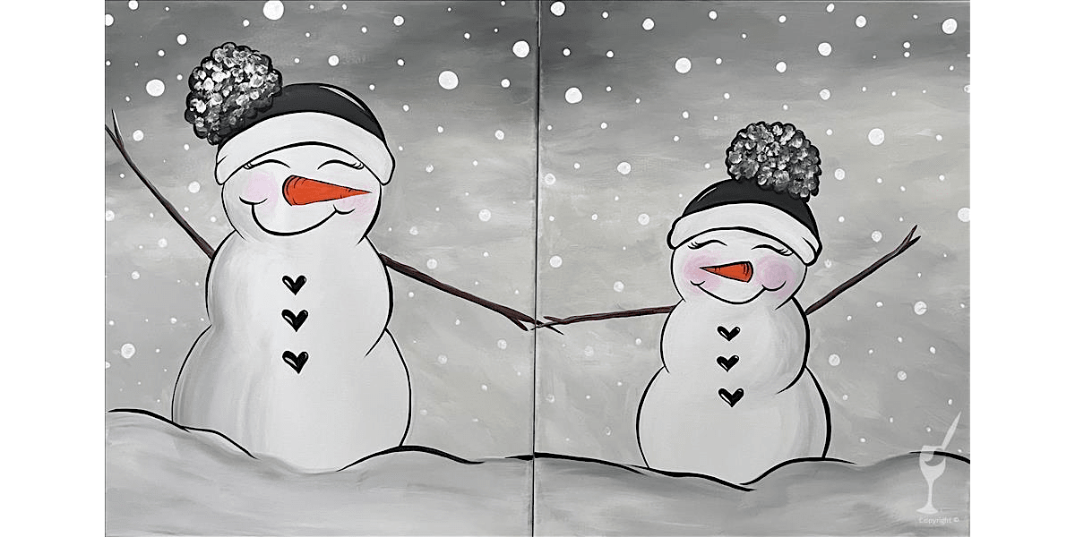 Happy Snow Day - Paint and Sip in Austin | Classpop!\u2122