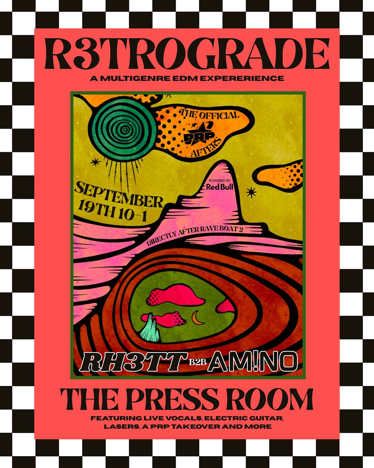R3TROGRADE: A Multigenre EDM Experience with RH3TT & AM!NO