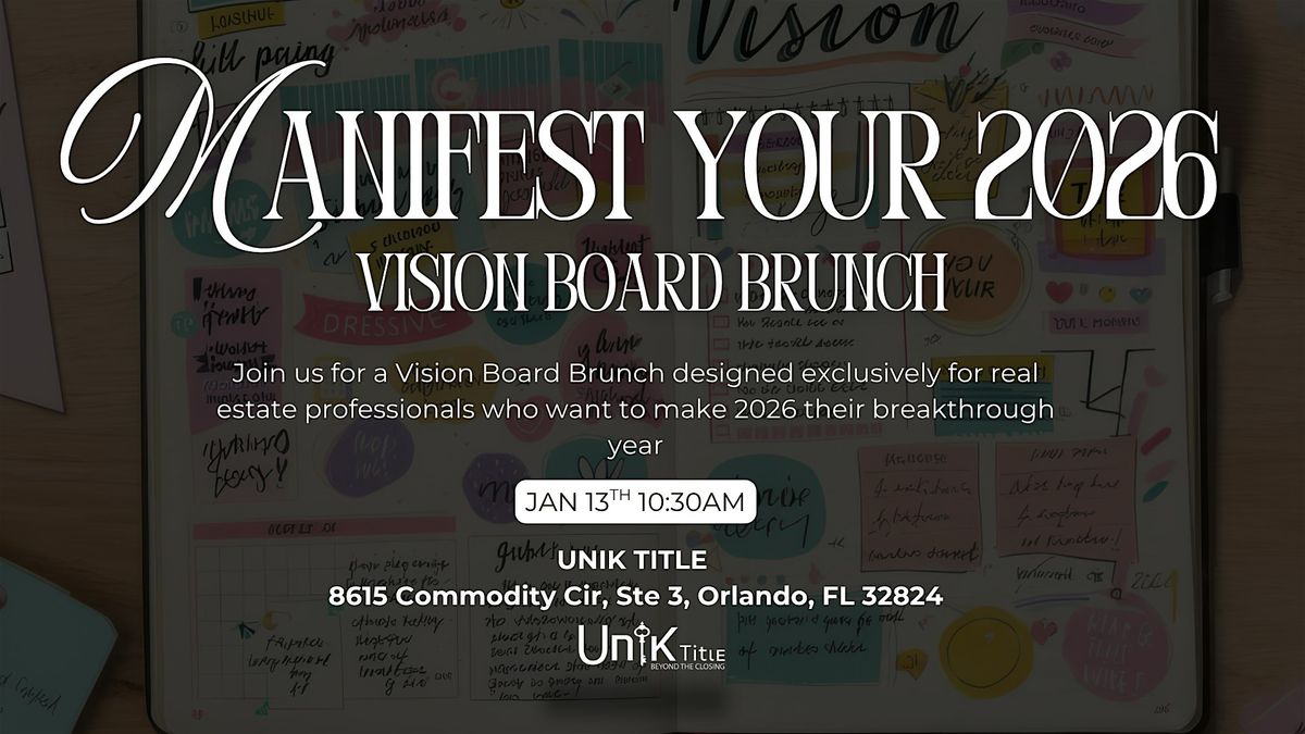 2026 Vision Board Brunch for Realtors