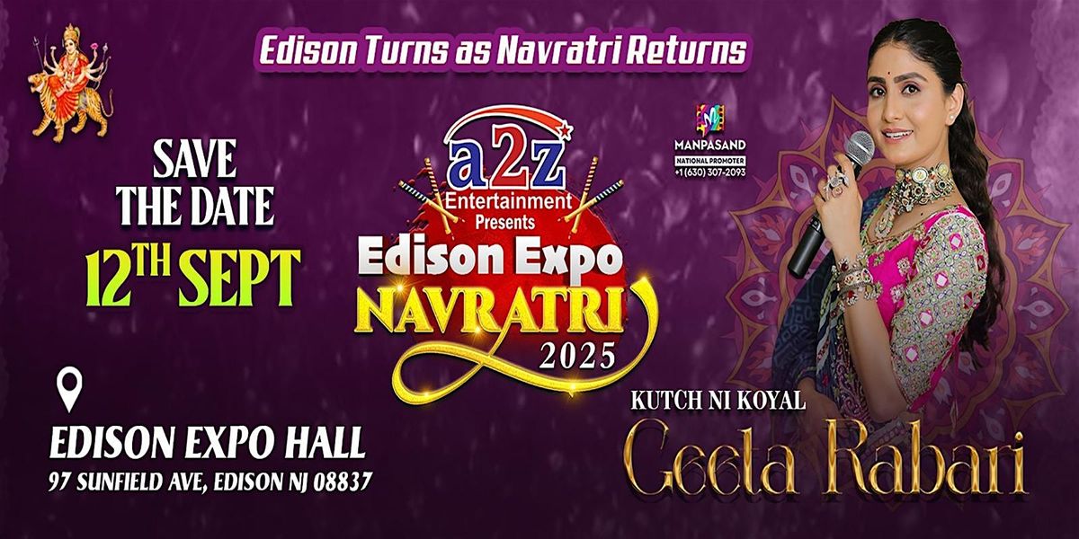 Garba With Geeta Rabari Live in Edison Expo New Jersey