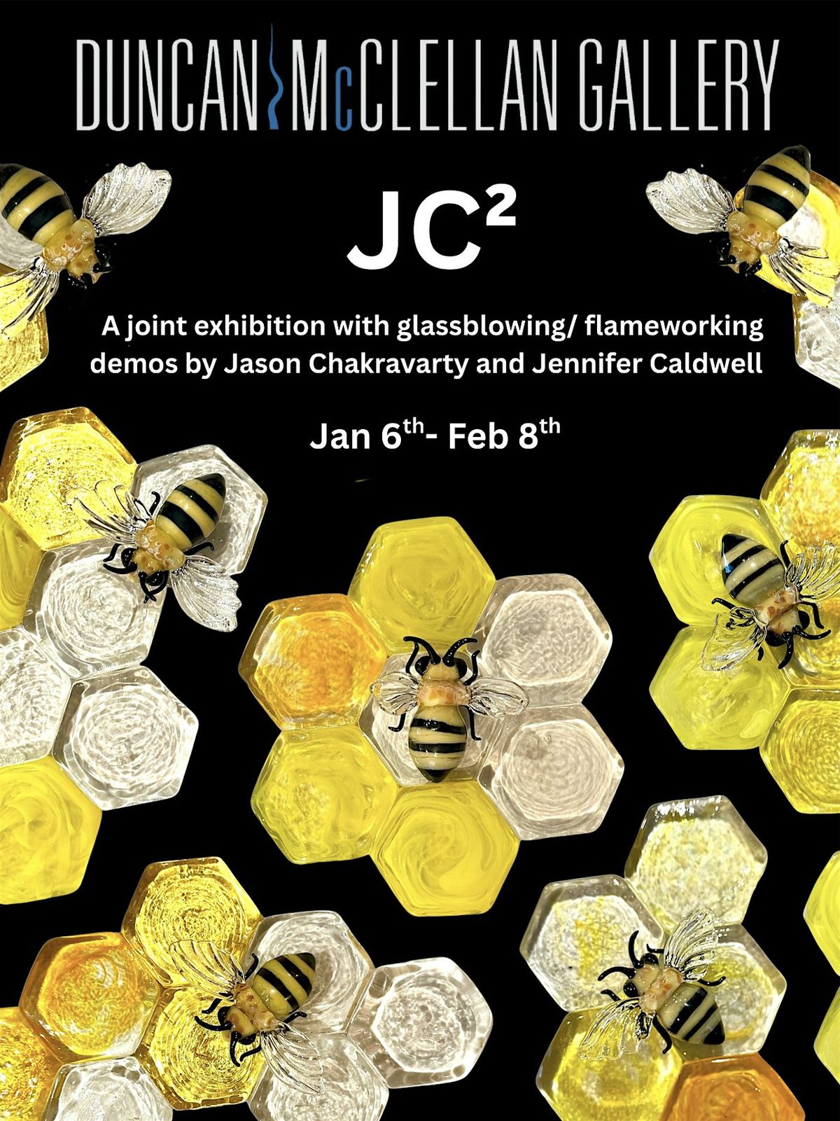 Jennifer Caldwell and Jason Chakravarty Joint Glass Art Exhibition