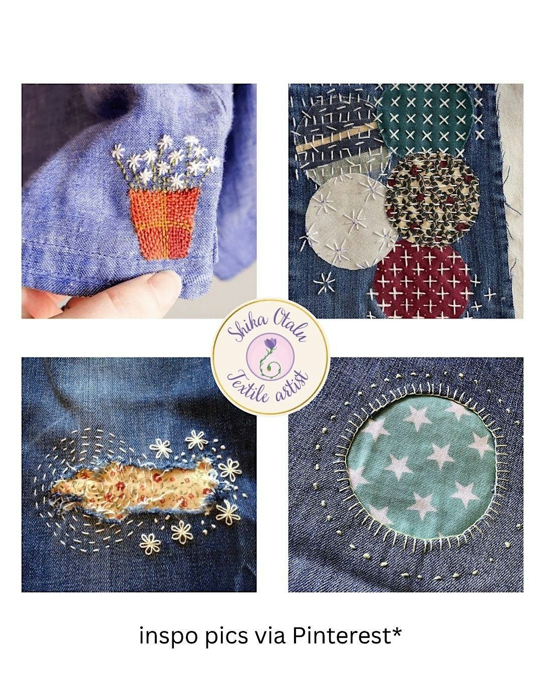 Stitching Resilience - visible mending and upcycling  -