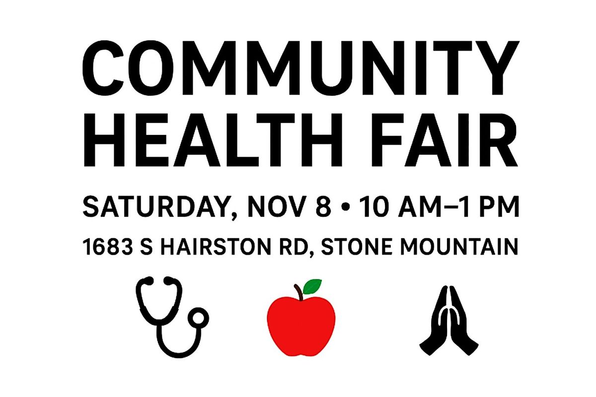 Health & Hope \u2013 Free Community Wellness Event