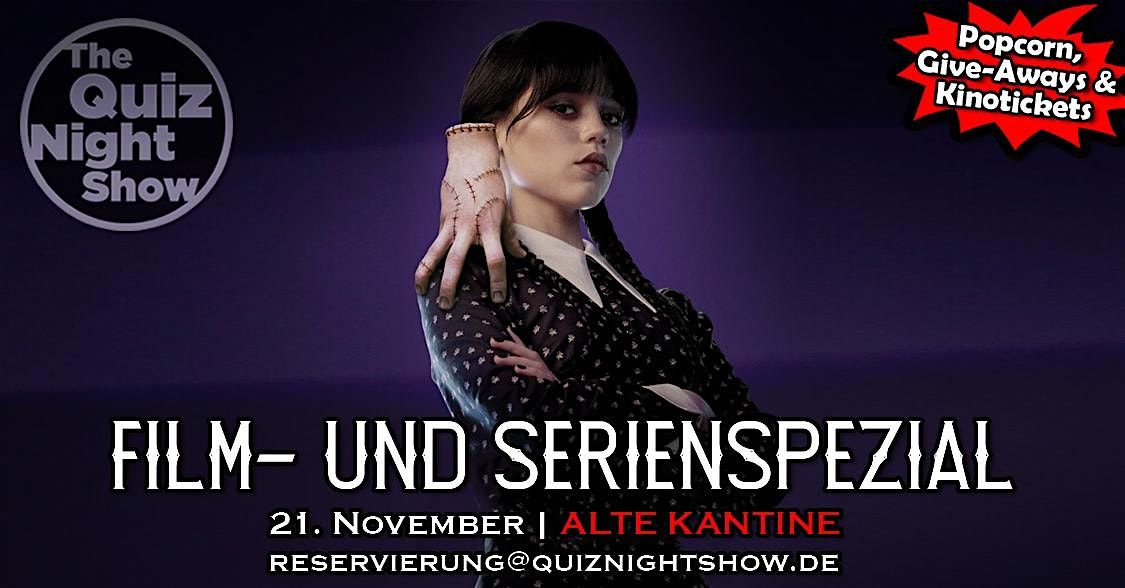 Quiz Night Show #544 \/\/ Film- und Serienquiz (Film- und Serienspezial)