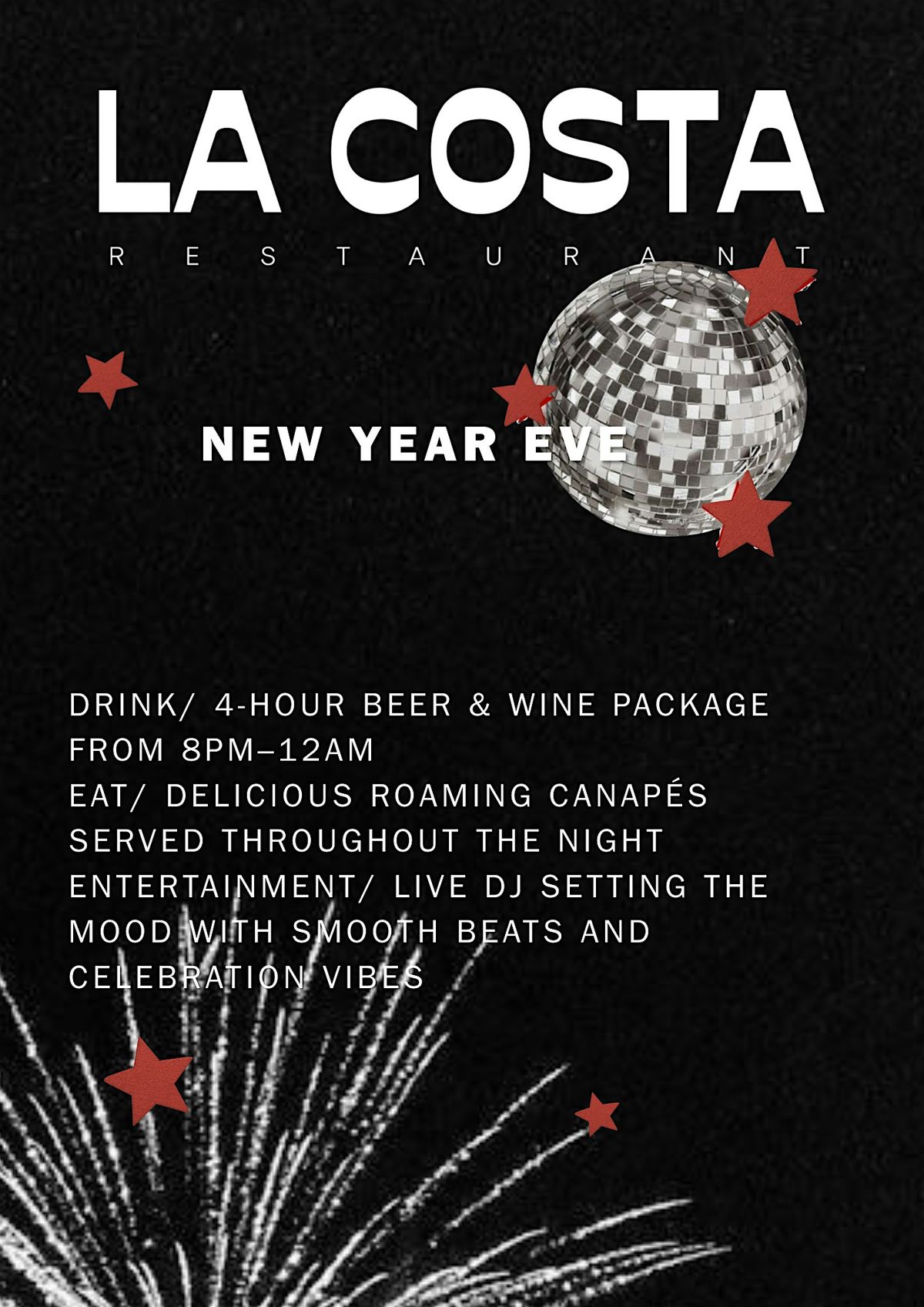 LA COSTA | NEW YEAR\u2019S EVE 2025