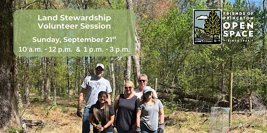 FOPOS Land Stewardship Volunteer Session \/\/ 9.21.25