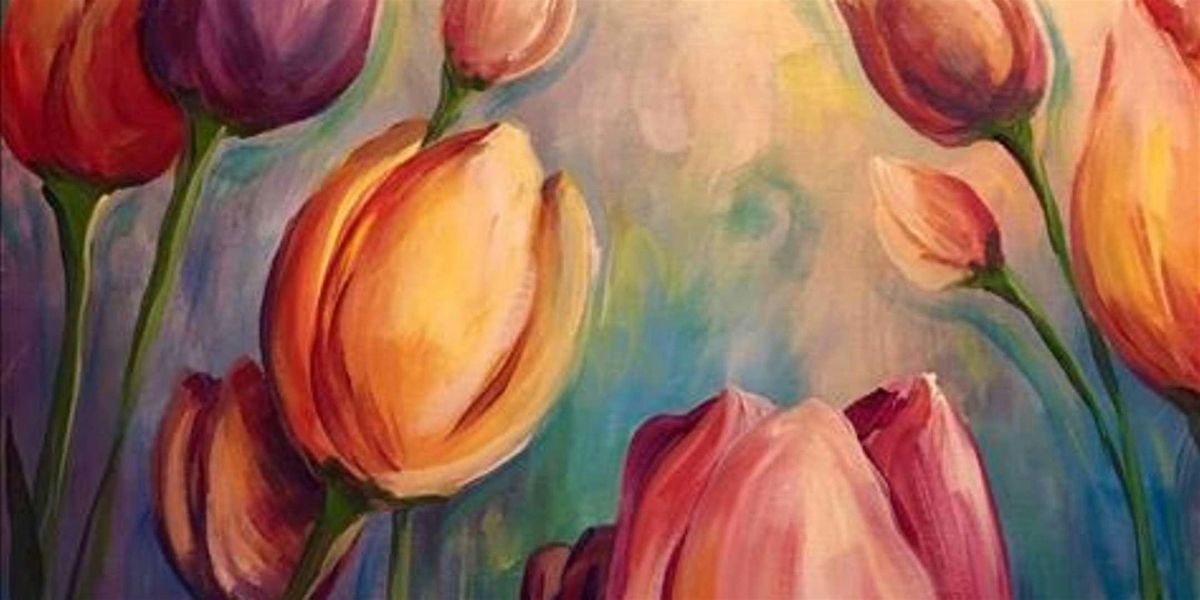 Floral Embrace of the Sun - Paint and Sip by Classpop!\u2122