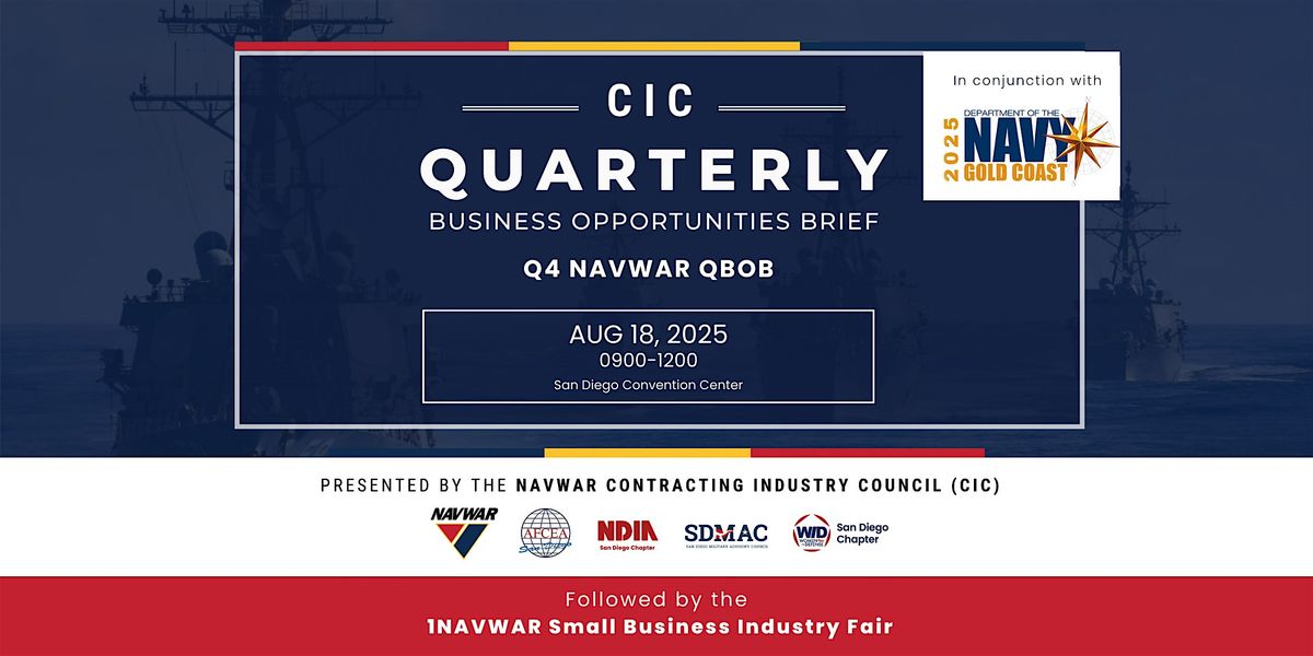 Q4 2025 NAVWAR QBOB + Small Business Fair