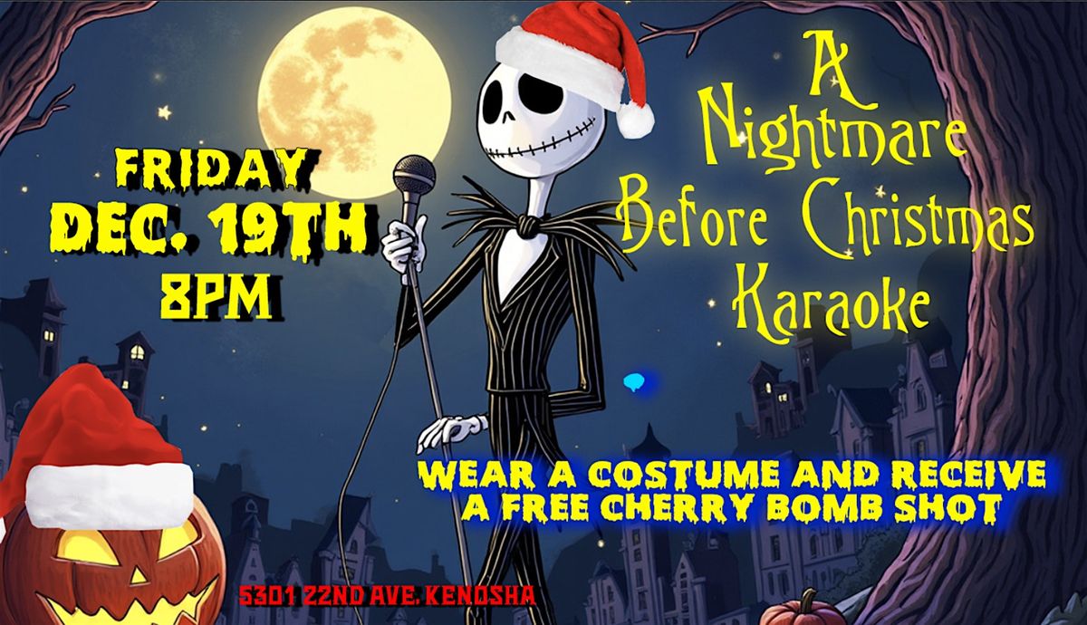 Nightmare Before Christmas Karaoke at The Checkpoint