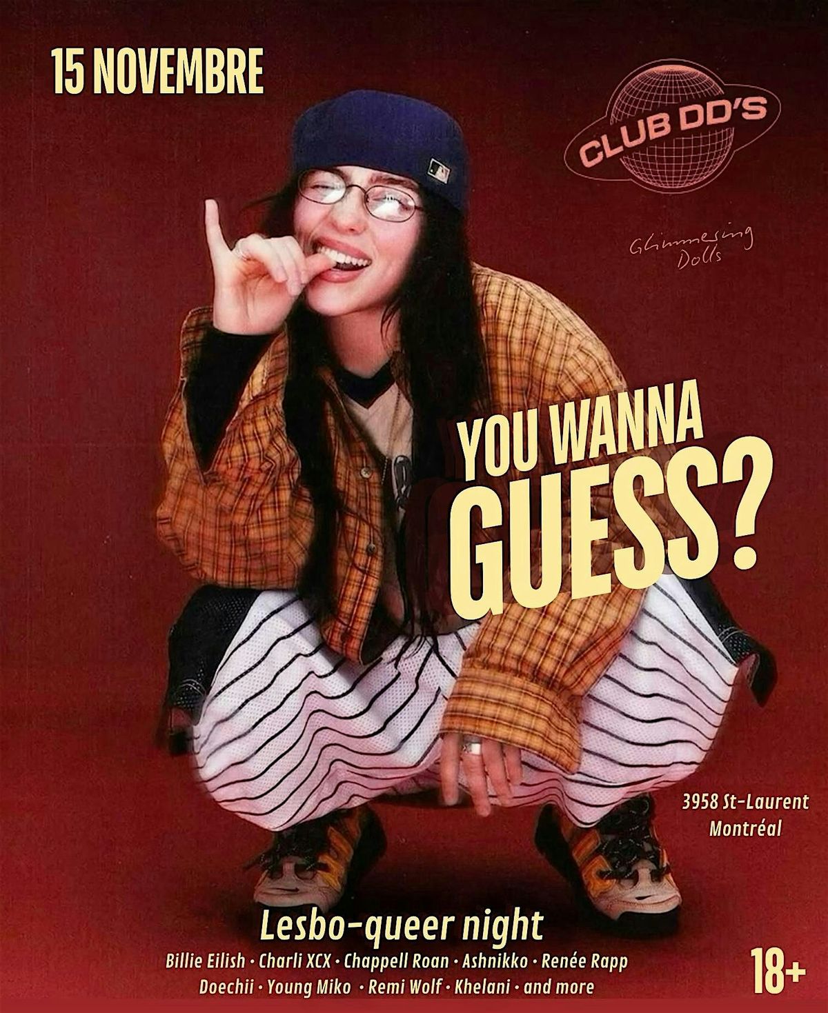 YOU WANNA GUESS? LESBO-QUEER NIGHT (MONTREAL) \u2605