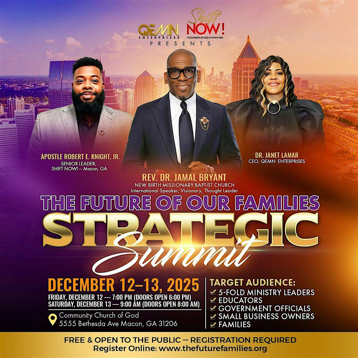 THE FUTURE OF OUR FAMILIES STRATEGIC SUMMIT