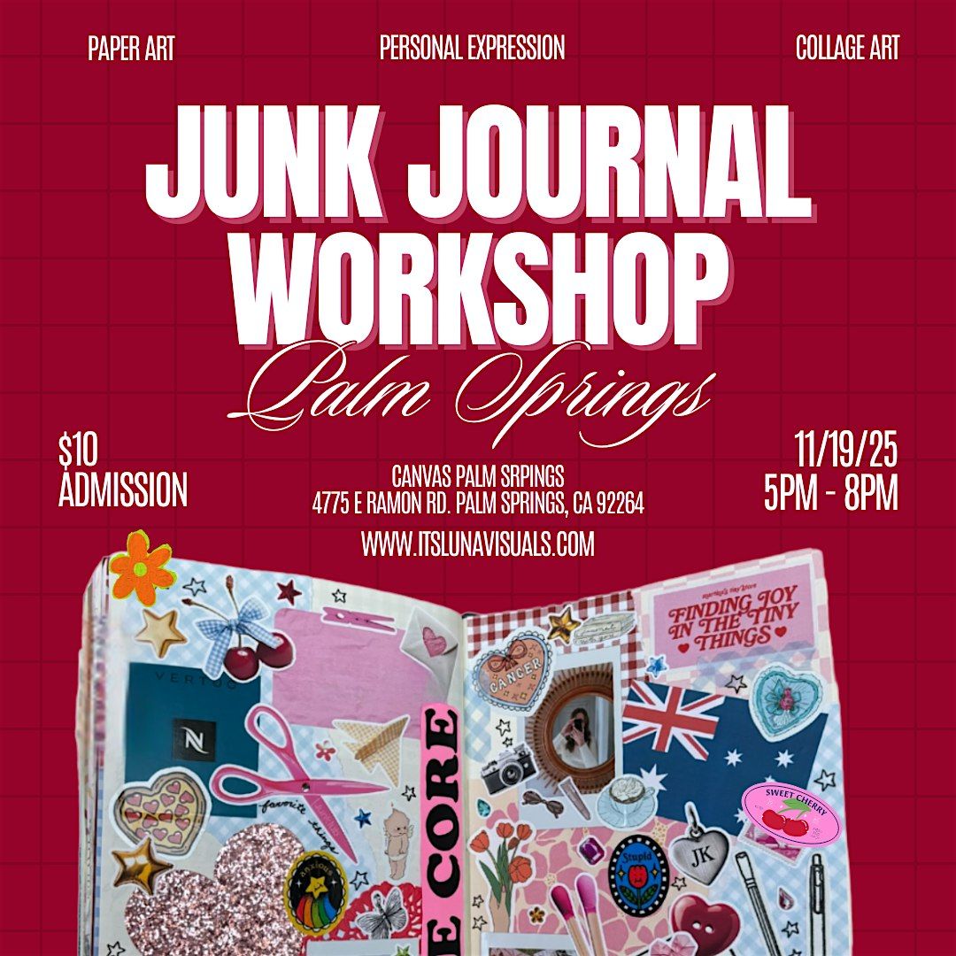 Junk Journal Workshop - Canvas Palm Springs