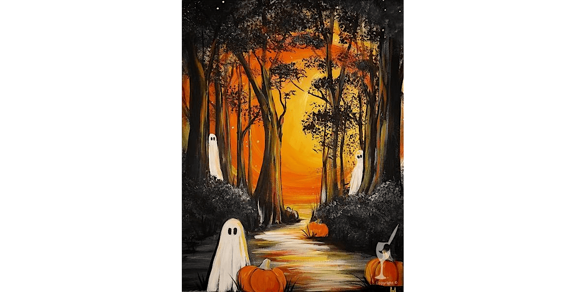 Spooky Forest Friends - Paint and Sip in Houston | Classpop!\u2122