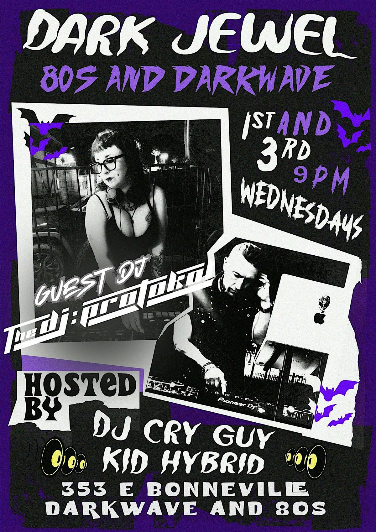 WEDNESDAY GOTH NIGHT: dark jewel