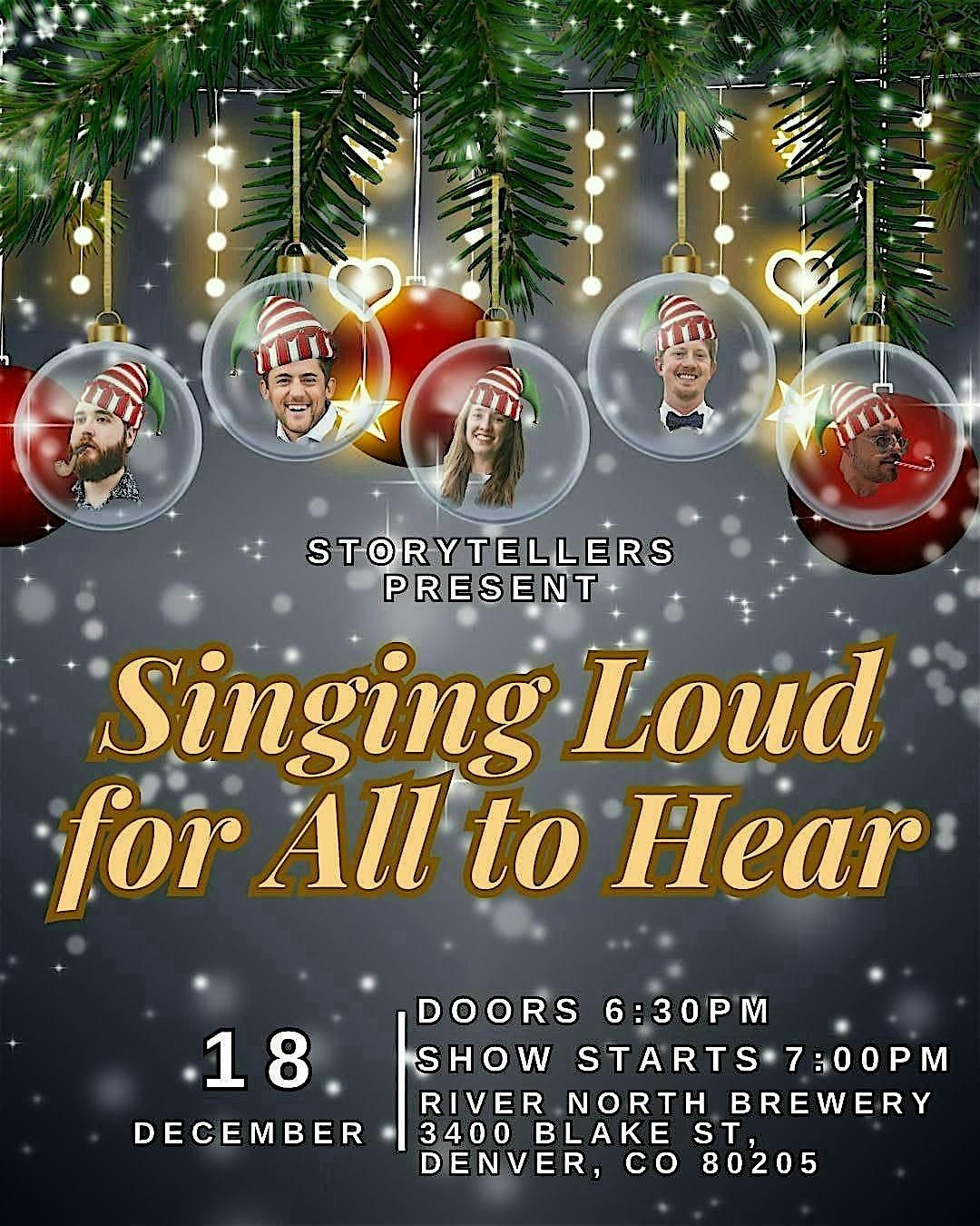 The Storytellers present: Singing Loud for All to Hear