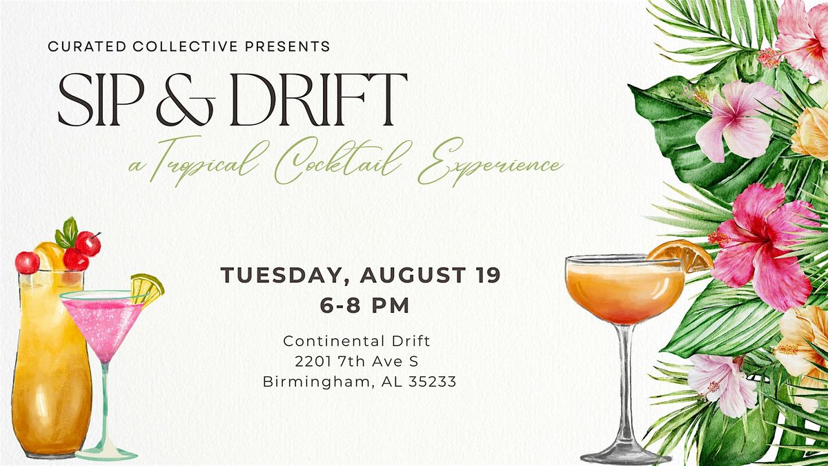 Sips and Drifts: A Tropical Cocktail Experience