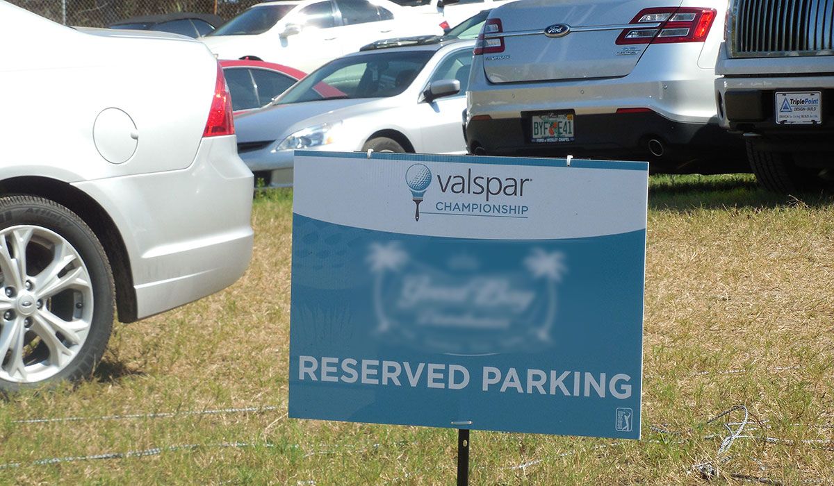 Parking Valspar Championship - Tuesday