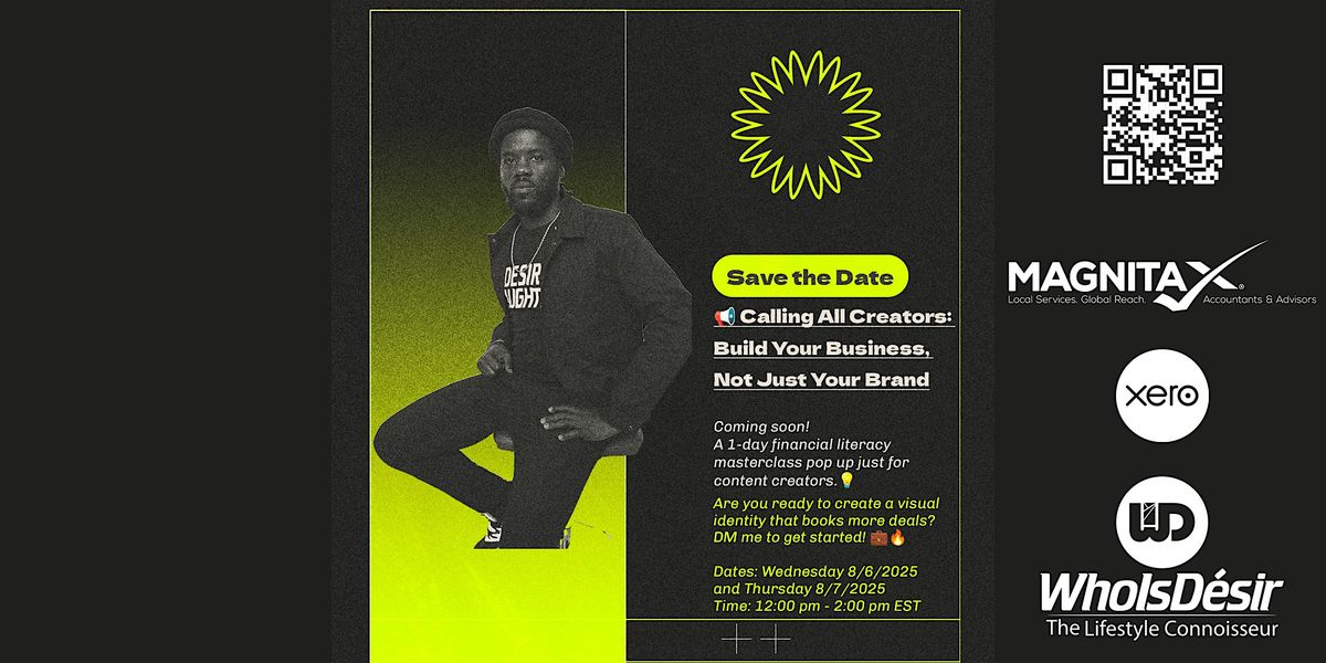 Financial Literacy Popup Coffee + Chat for Content Creators - HFL - 8\/13
