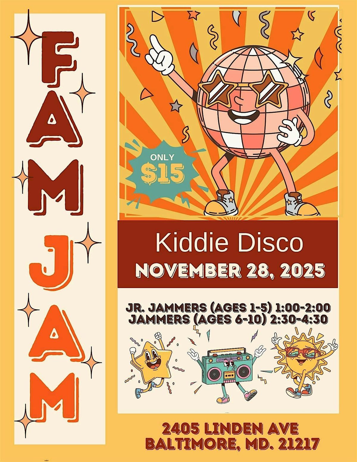 Fam Jam:Kiddie Disco