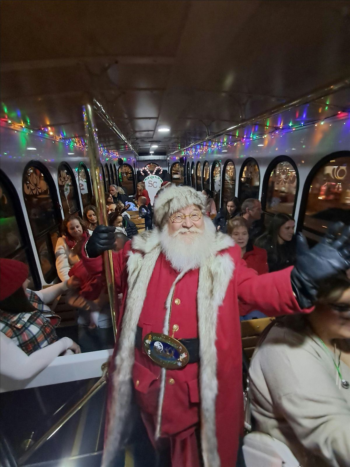Santa on State Holiday Trolley Ride Presented by Nemours Children's Health