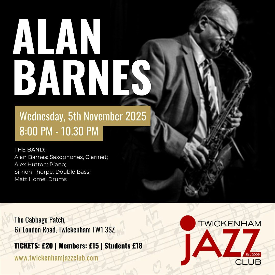 Live Jazz Sessions with Alan Barnes
