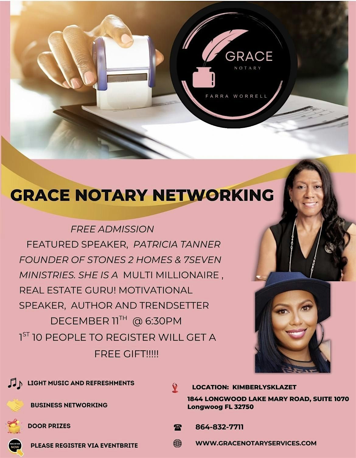GRACE NOTARY MONTHLY NETWORKING