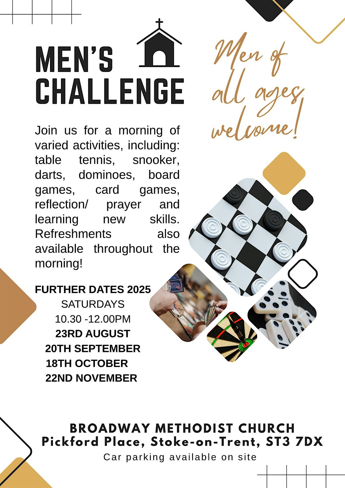 Social Event for Men