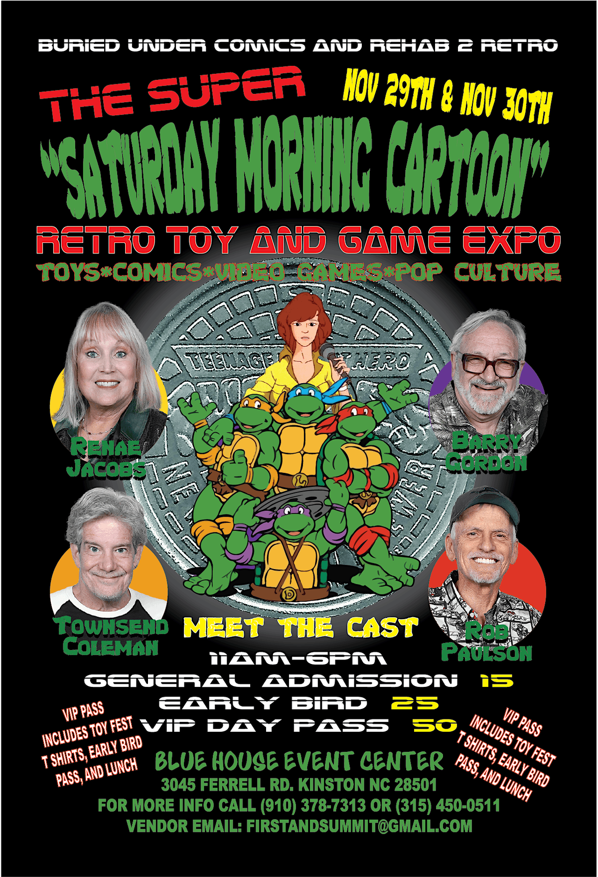 THE "SUPER SATURDAY MORNING CARTOON" RETRO TOY AND GAME EXPO