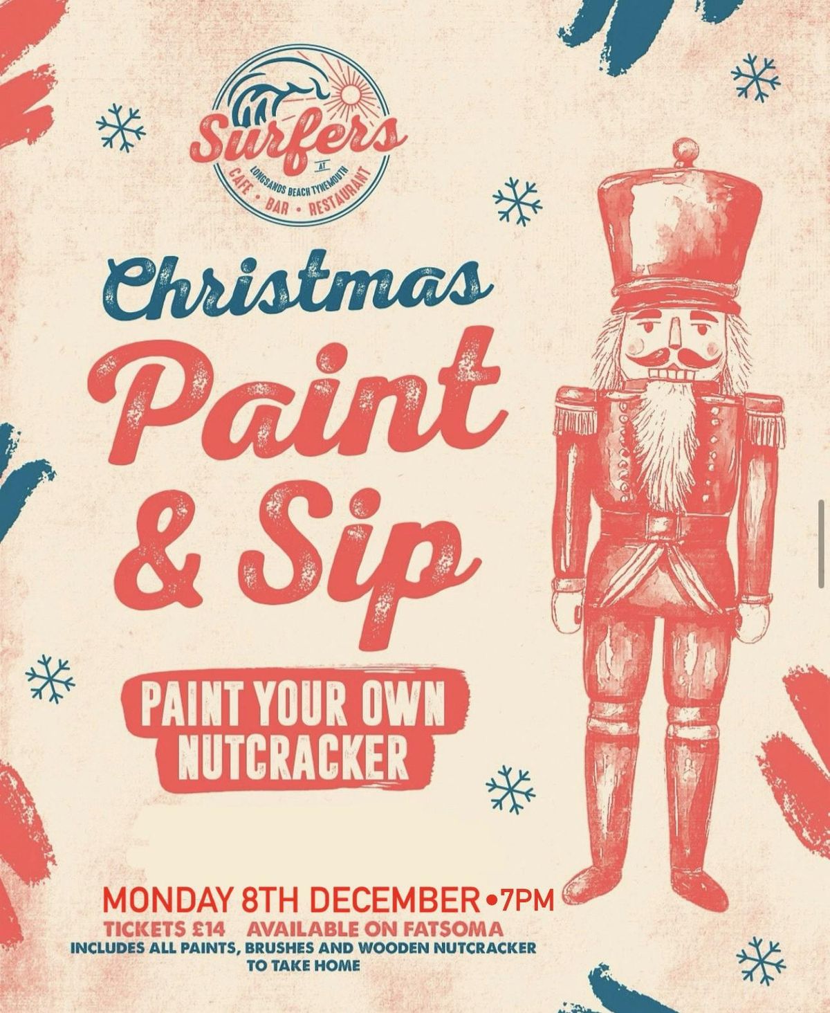 Christmas Sip & Paint - Surfers - Monday 8th December