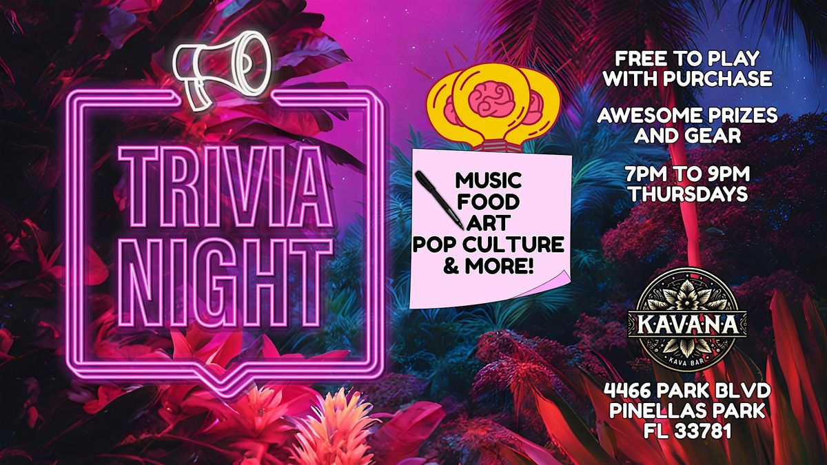 Kavana Trivia Nights