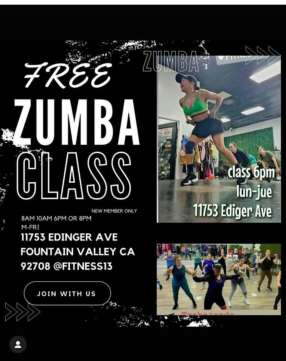 Free Zumba class