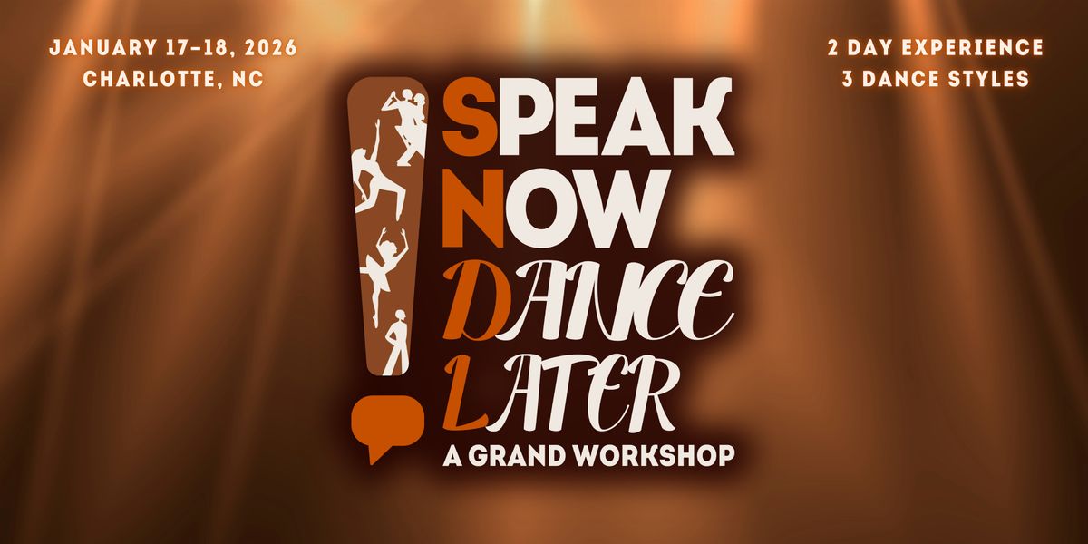 Speak Now Dance Later