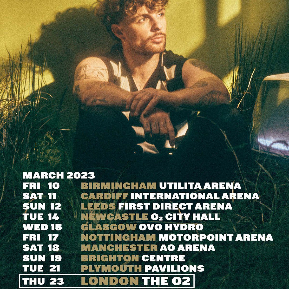Tom Grennan Birmingham Tickets