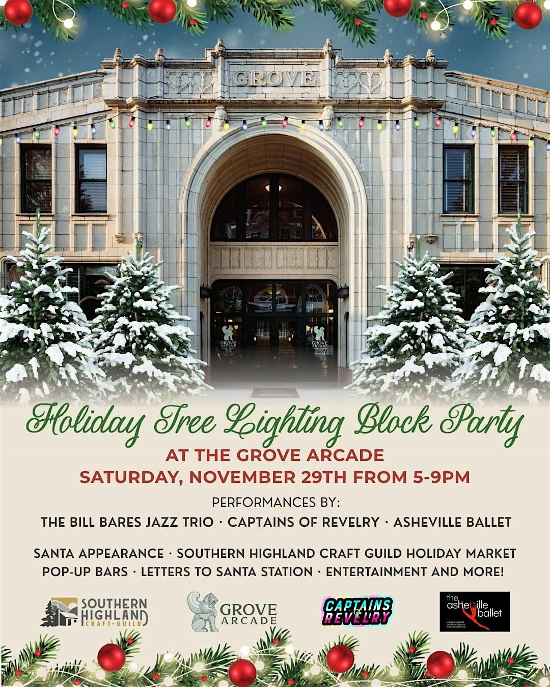 Holiday Tree Lighting Block Party