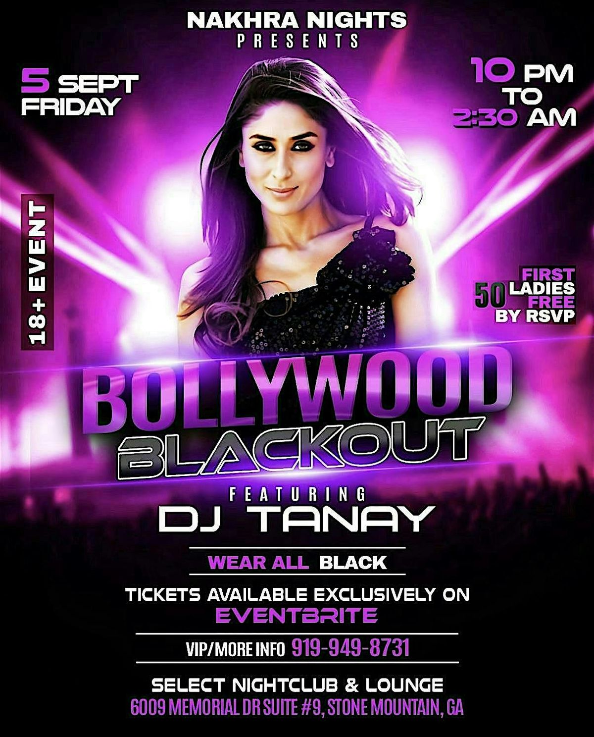 Atlanta Bollywood Blackout Party