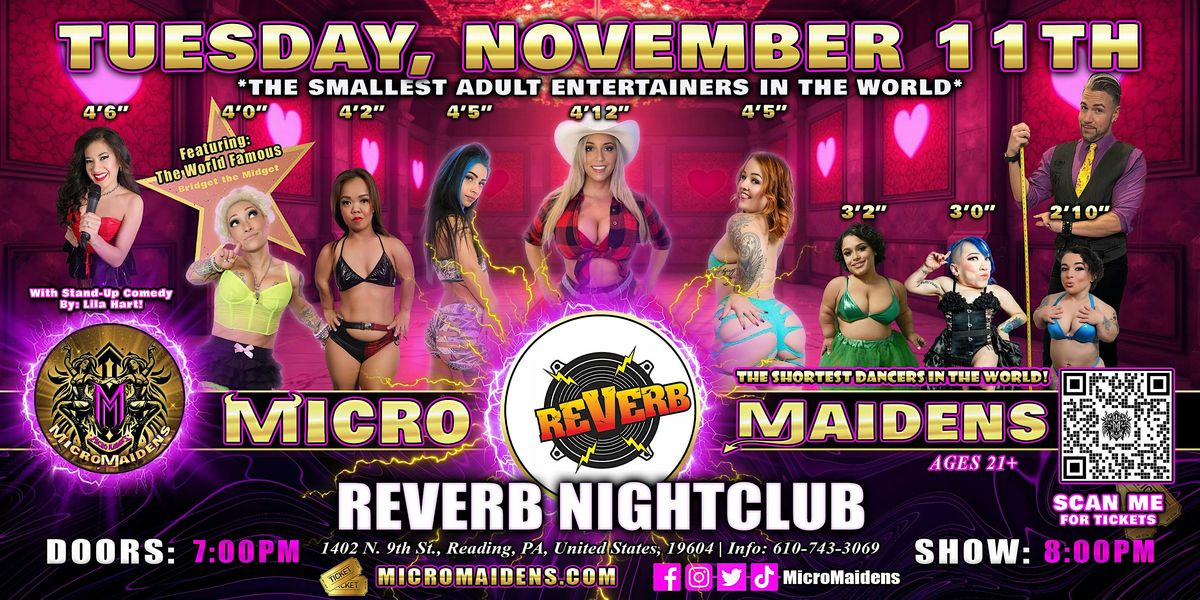 Reading, PA - Micro Maidens Dwarf Dancers @Reverb Nightclub