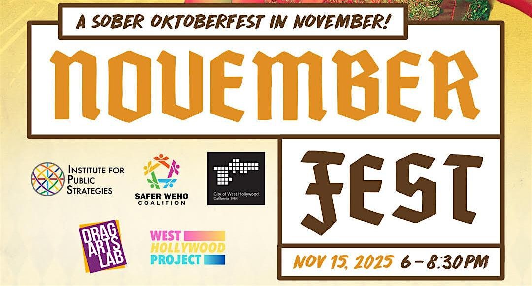 NOVEMBERFEST: Sober Drag Bingo
