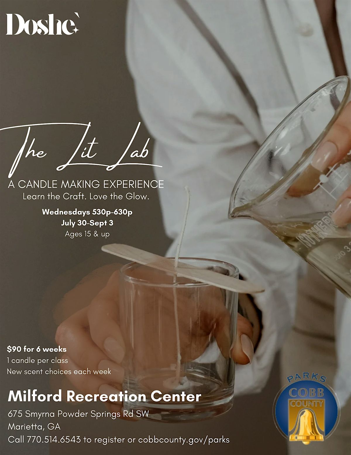 The Lit Lab: A Candle Making Experience