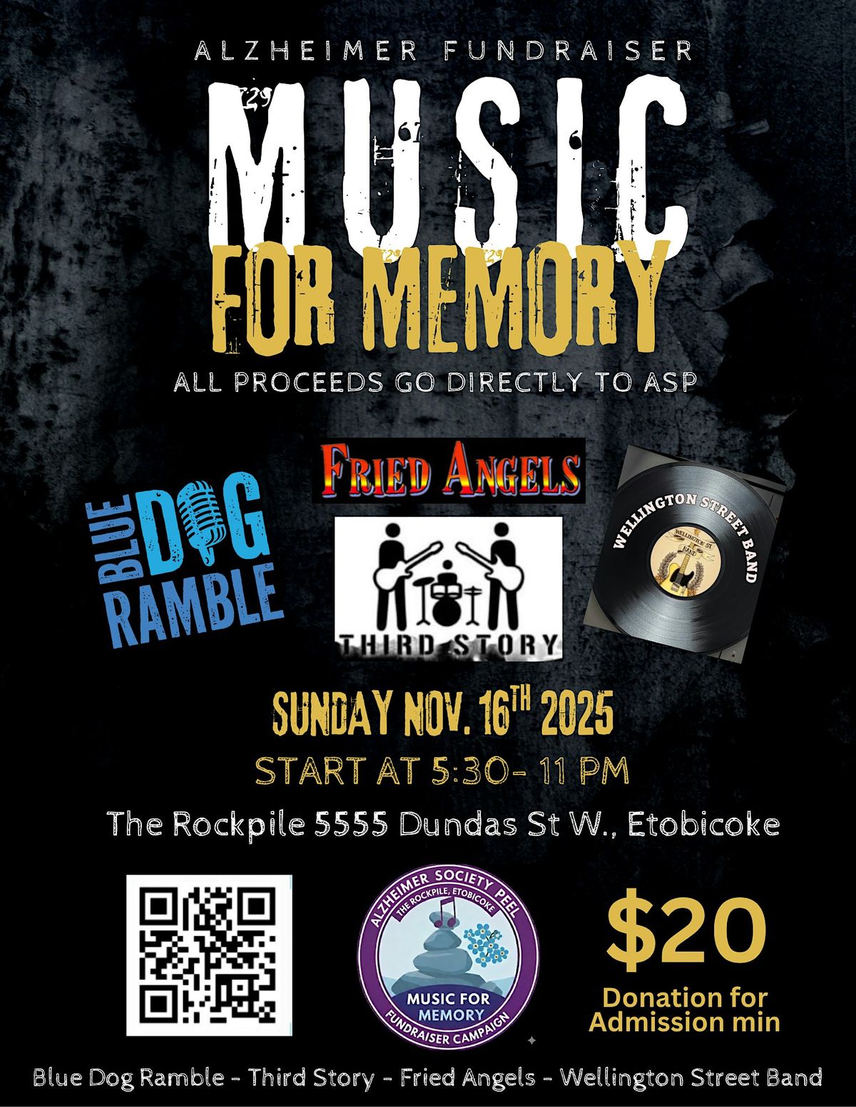 Music Fundraiser Alzheimer Society Peel