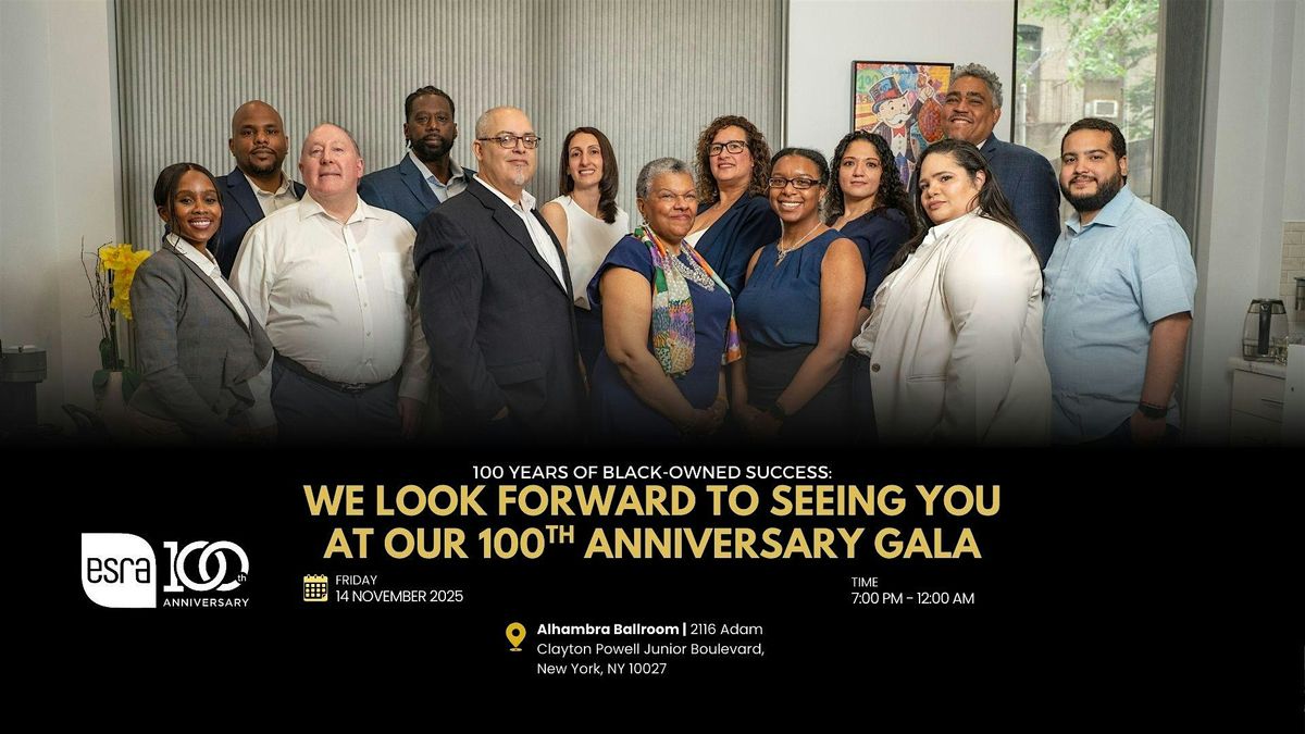 ESRA 100th Anniversary Gala