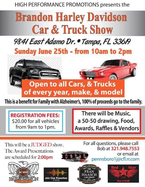 HARLEY CAR & TRUCK SHOW | Red Star Live, Valrico, FL | June 25, 2023