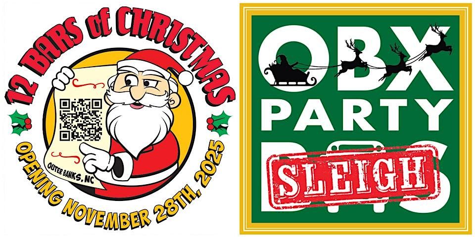 12 Bars of Christmas VIP crawl on the OBX Party Sleigh  (DAY GOLD ROUTE)