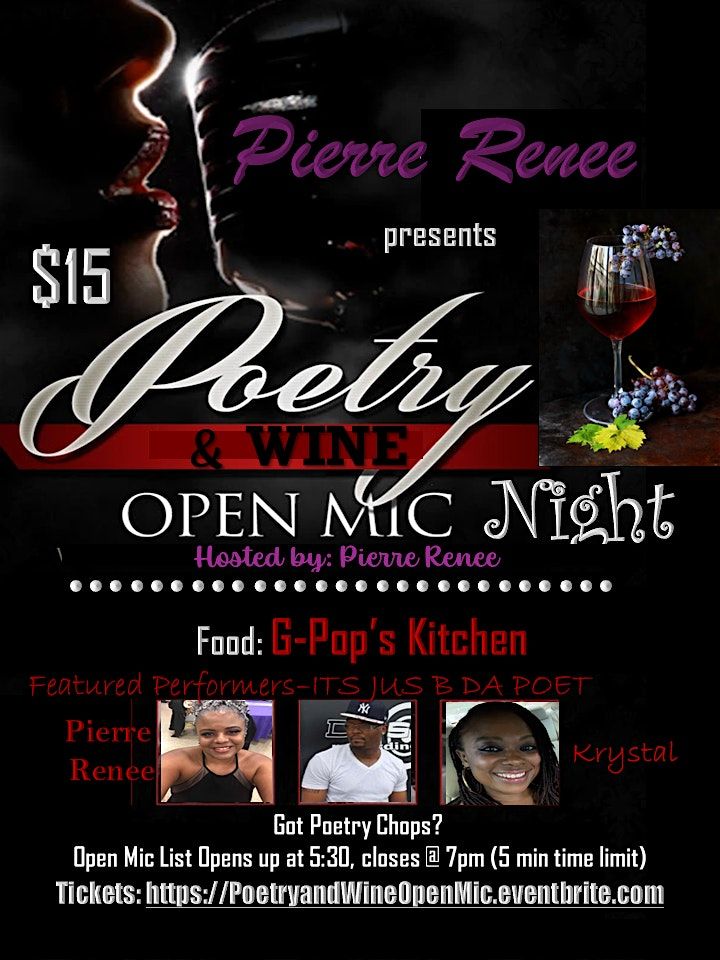 Poetry & Wine Open Mic Night, Part 2!